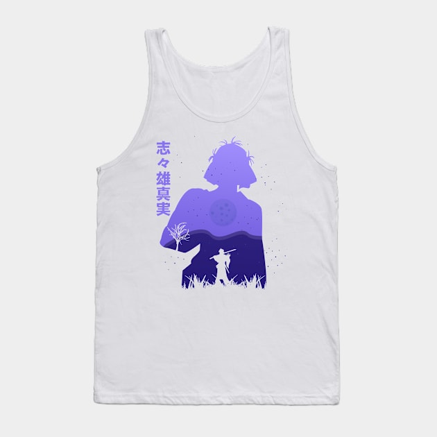 Makoto Shishio Samurai X Tank Top by ahmadzakiramadhan